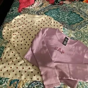 Girls long sleeved shirts 6-6x