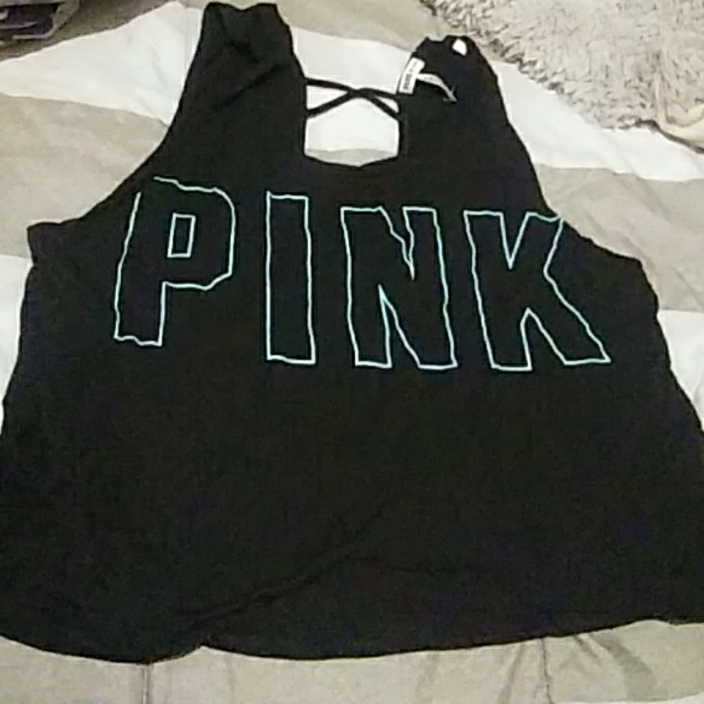 Pink crop tank