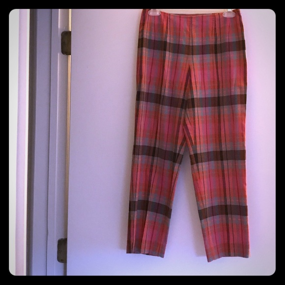plaid trousers Cambridge Dry Goods size 2 - Picture 1 of 3