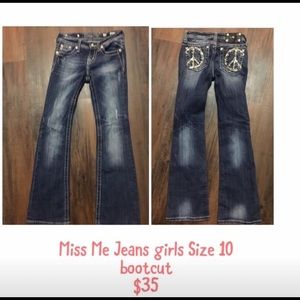 Girls Miss Me Jeans