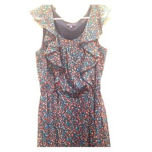 Gap - Floral Mid Length Dress with Ruffles