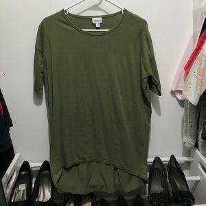 LuLaRoe XS Irma Olive Green
