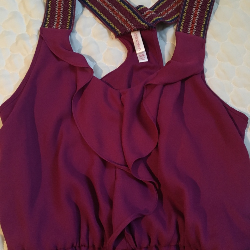 SALE! Racerback summer mini dress - Picture 3 of 5