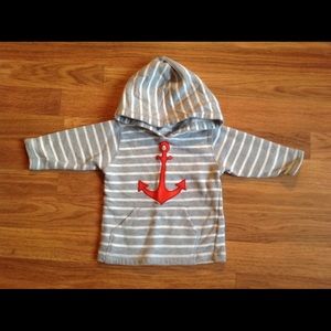 Unisex Nautical Hoodie for toddlers sz 12 months