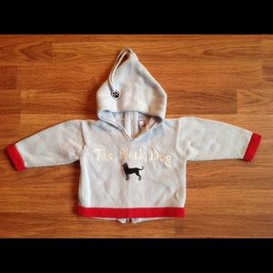 Black Dog unisex hoodie sz 6-9 months