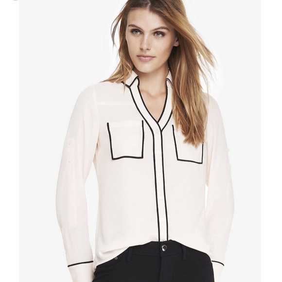 Express Tops - Express |  “The Portofino” button down blouse