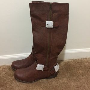 Brown Knee High Boots