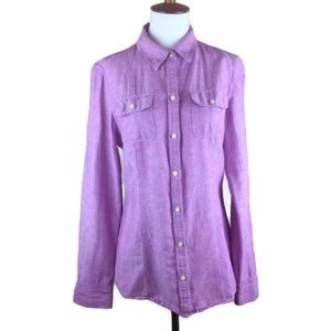 SOLD Banana Republic Linen Button Front Shirt