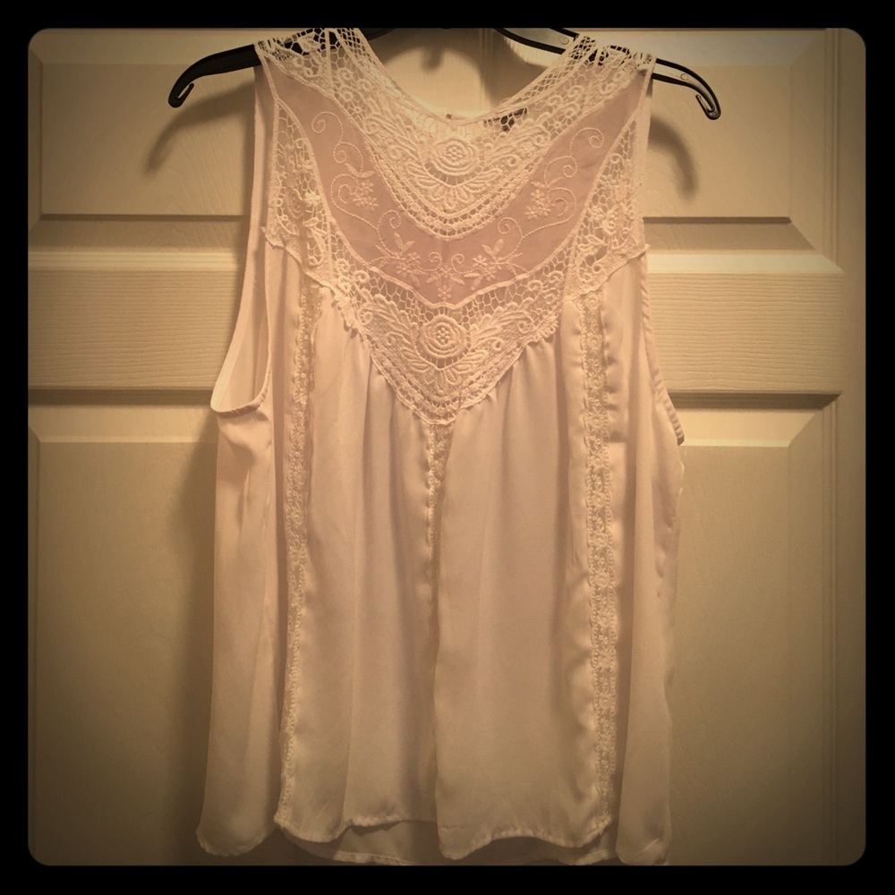 Sheer Lace Tank