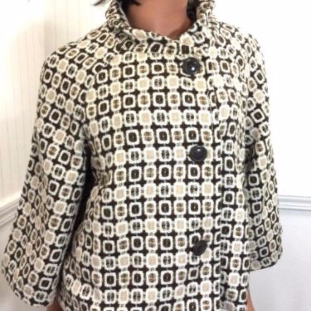 Erin London Jacket Med Chainlink Bell Sleeves NWT
