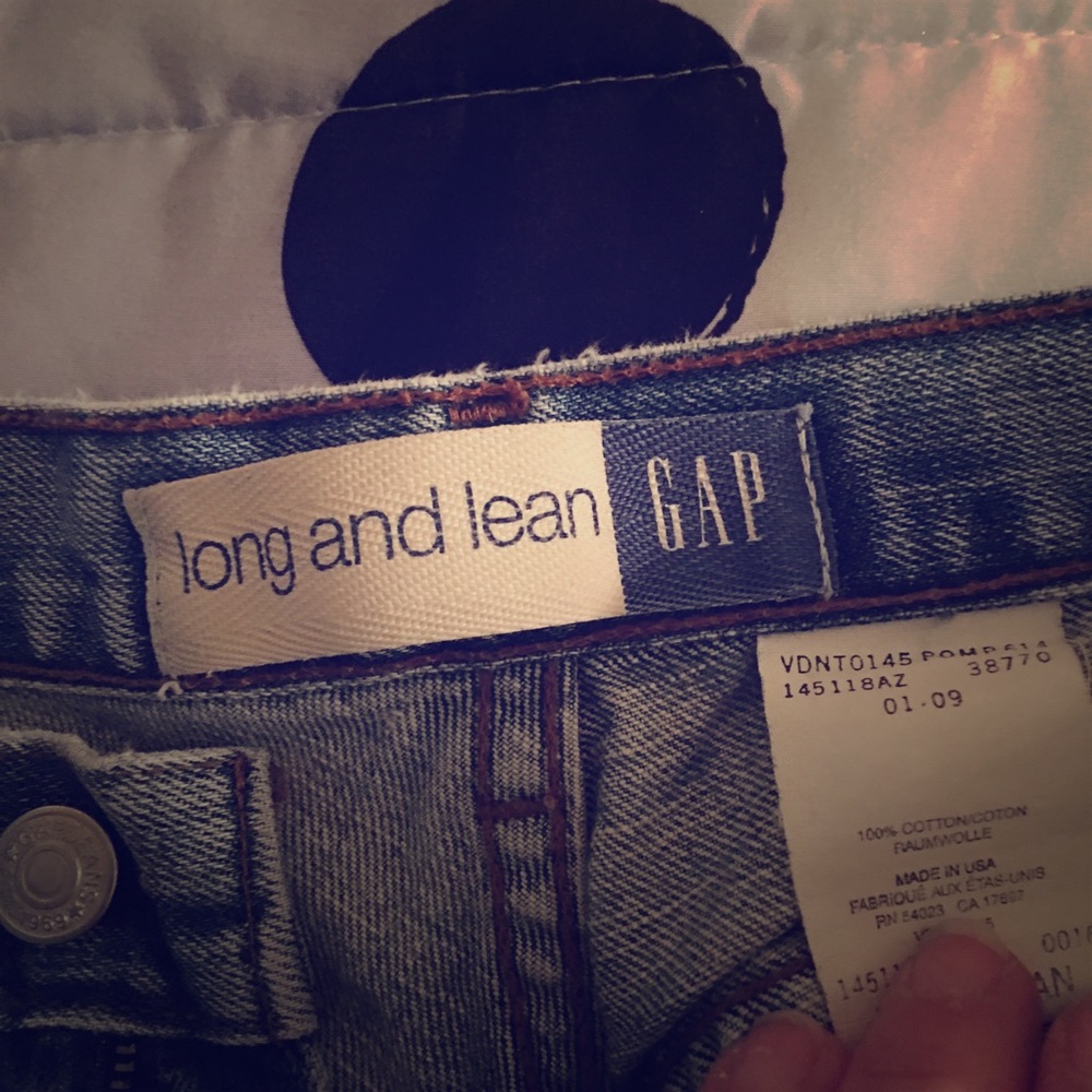 Gap Long and Lean Jeans