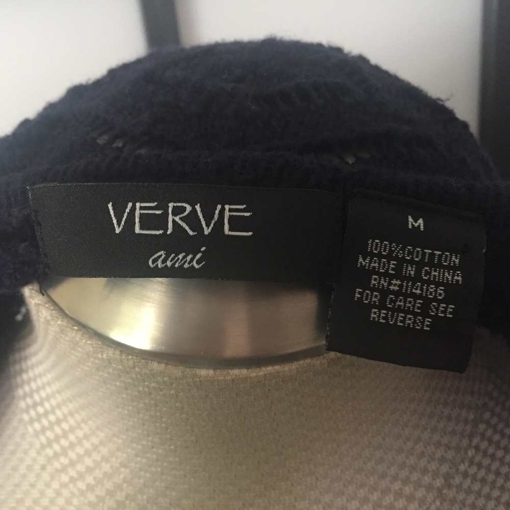 Knit Sweater Navy Size  M Verve Ami - Picture 6 of 6