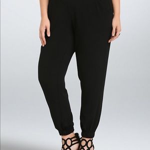 Black Crepe Dress Pants