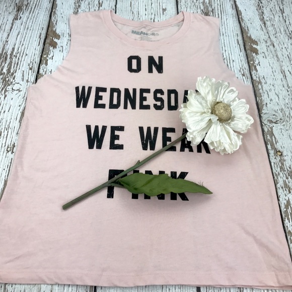Mean Girls Tops - 💕SALE💕Mean Girls Pink Sleeveless T Shirt