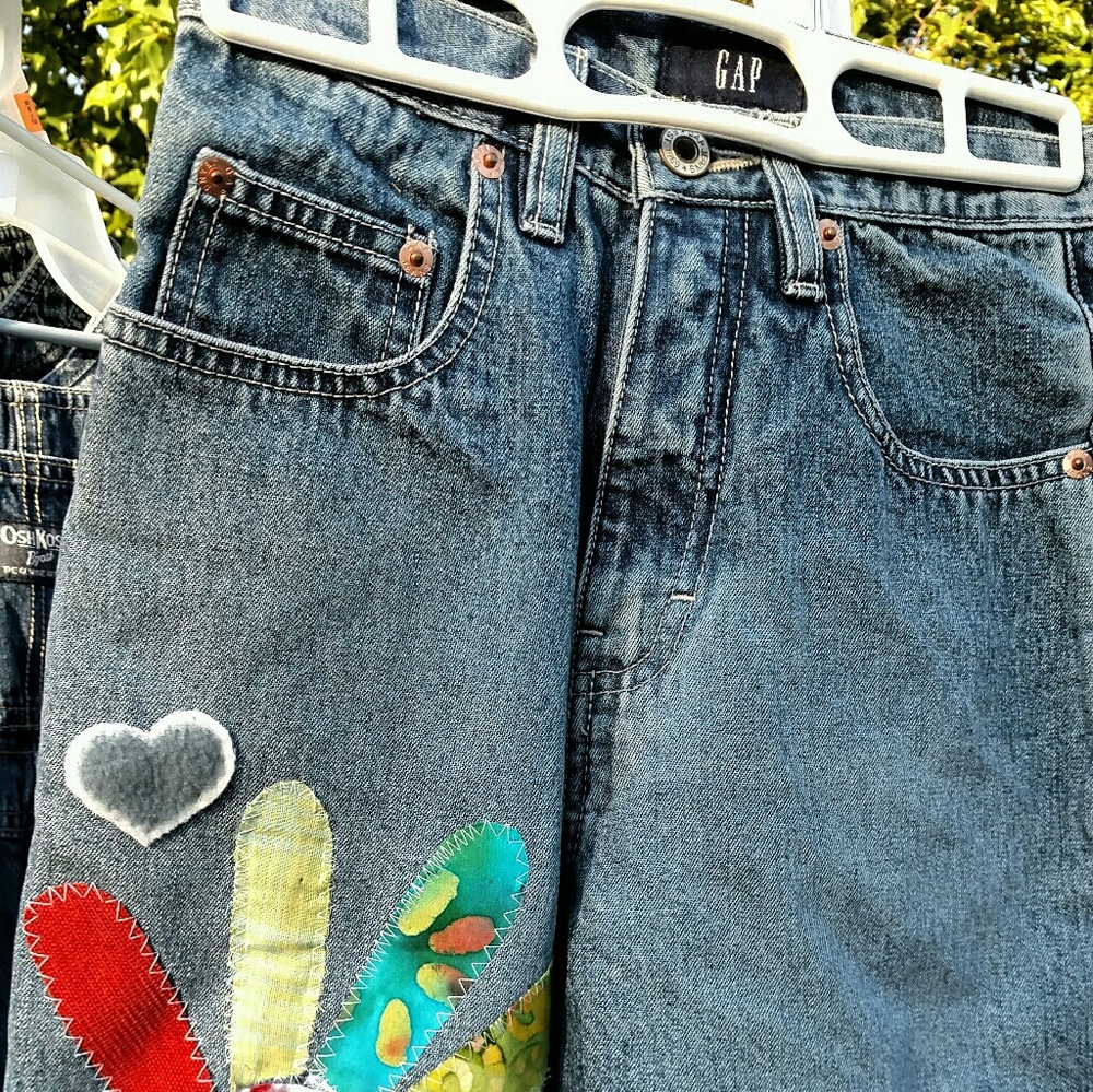 Gap Jean Artist Embellished Shorts