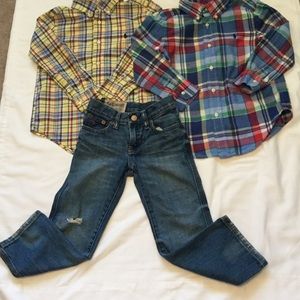 Toddler boys shirts and jeans