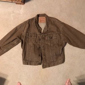Brown denim Levi jacket
