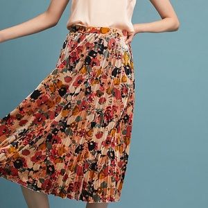 NWT Maeve Floral velvet skirt size Medium