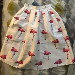 Beautiful Flamingos Skirt! 💕