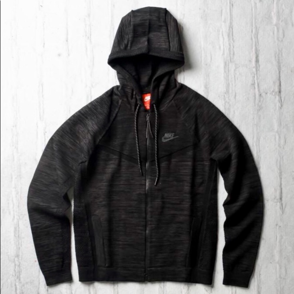 Nike Tech Fleece Knit Hoodie - Wmn S Black