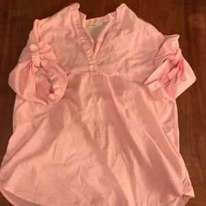 Pink Striped Top