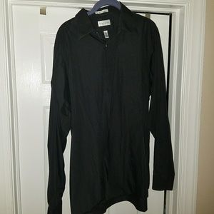 Van Heusen Black Dress Shirt