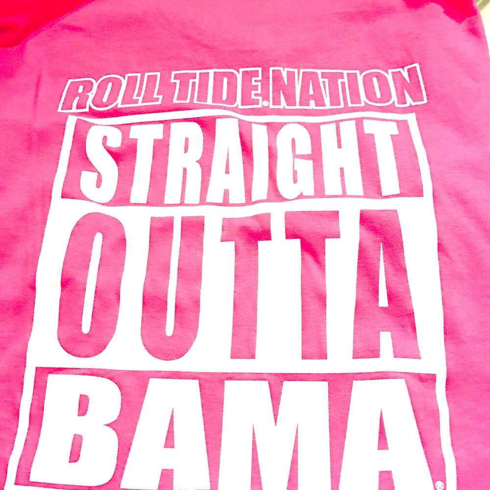 University of Alabama ladies pink Tshirt