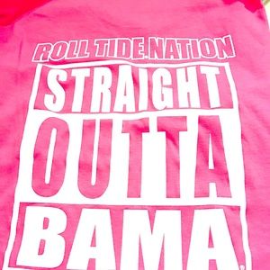 University of Alabama ladies pink Tshirt