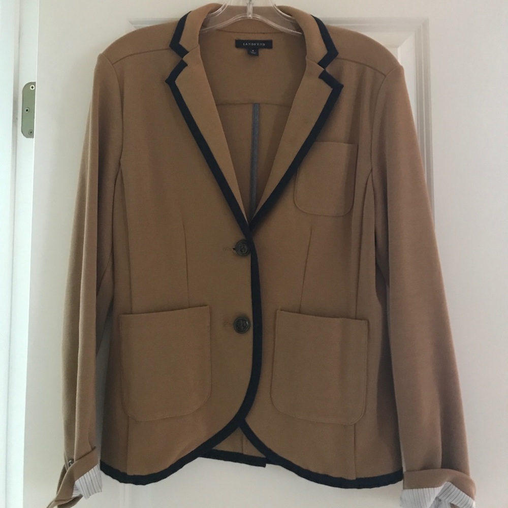 Lands End Tipped Schoolboy Blazer