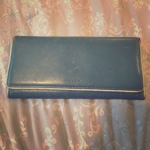 Blue coach wallet