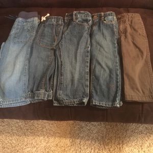 5 pair boy jeans