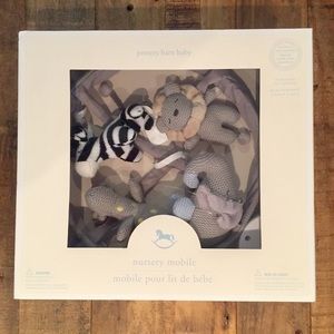 POTTERY BARN KIDS Knit Safari Animal Mobile- NEW