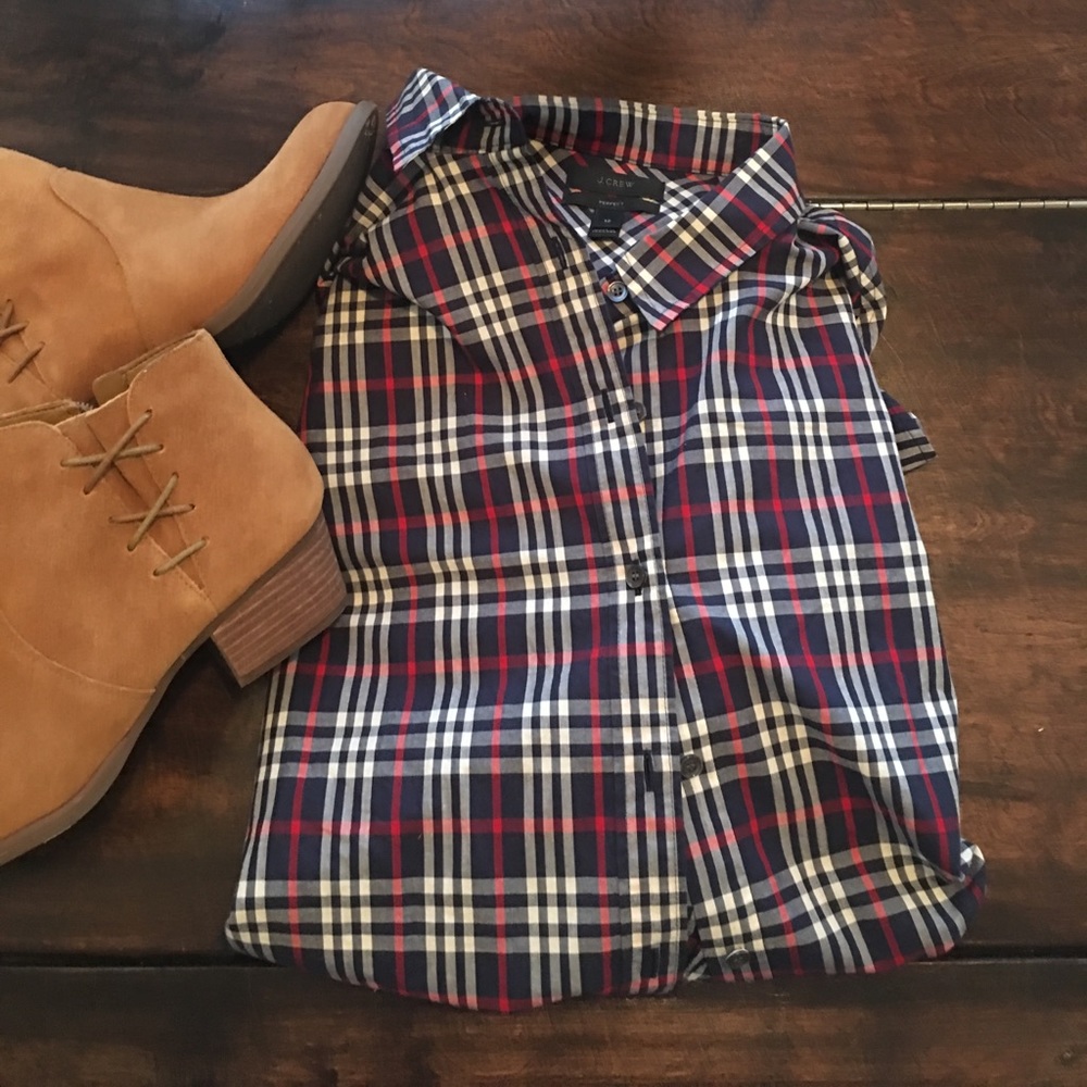 Jcrew plaid shirt