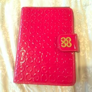 Coach patent leather hot pink agenda cover Coach patent leather hot pink agenda cover