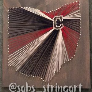 Cleveland Indians string art Cleveland Indians string art