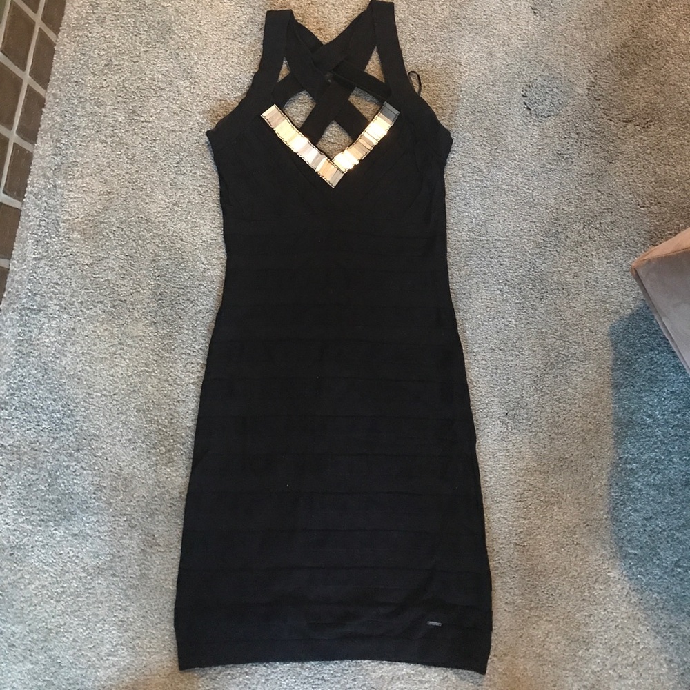 Guess Mini Black Dress Size M