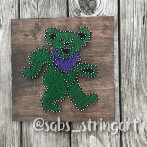 Grateful Dead string art Grateful Dead string art
