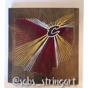 Cleveland cavaliers string art Cleveland cavaliers string art