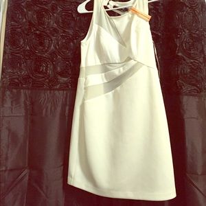 BRAND NEW Open Back, Mini White Dress