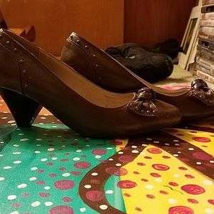 Brown heels