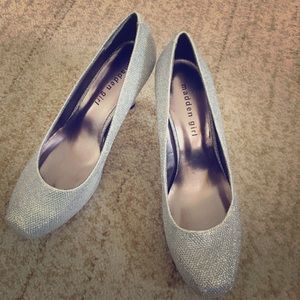 Madden Girl Silver Heels