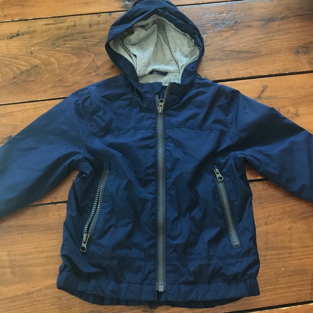 Baby GAP navy rain jacket