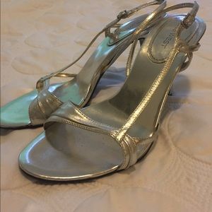 Nine West Silver Formal Sandals