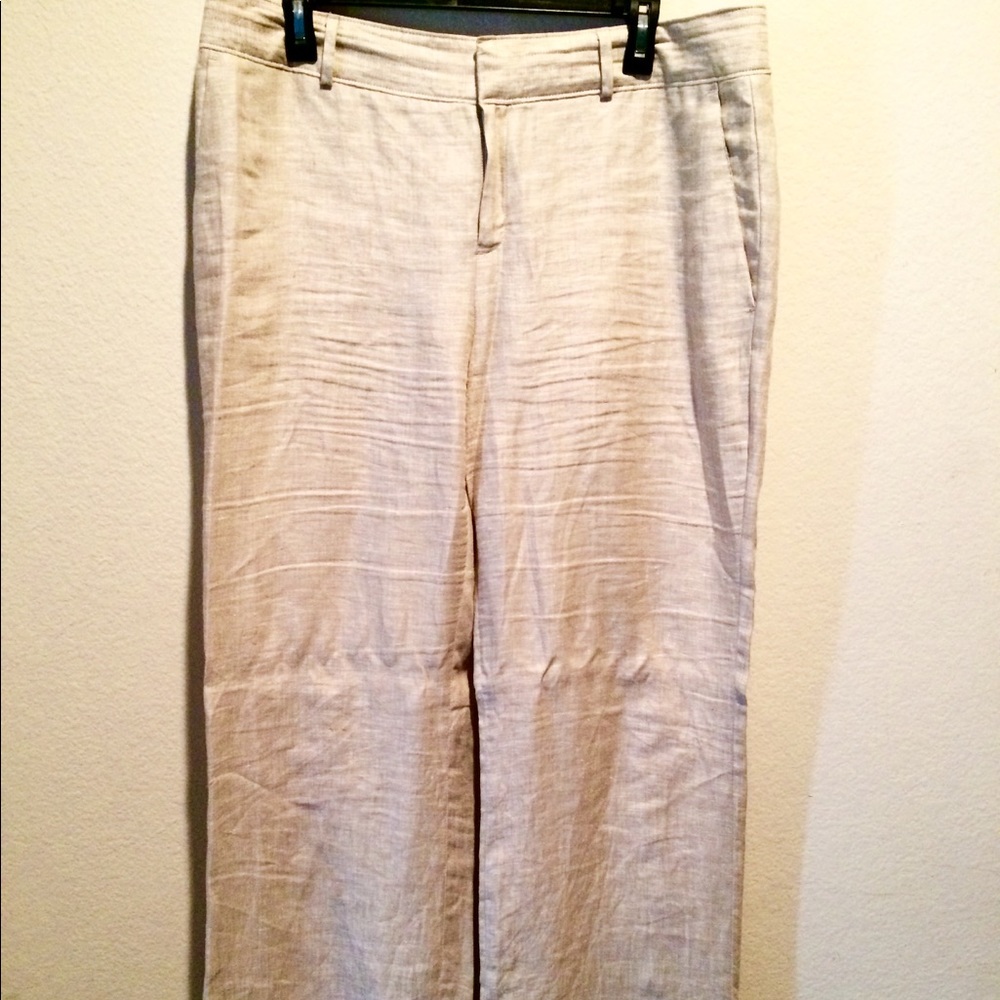Banana Republic Khaki Linen Pants