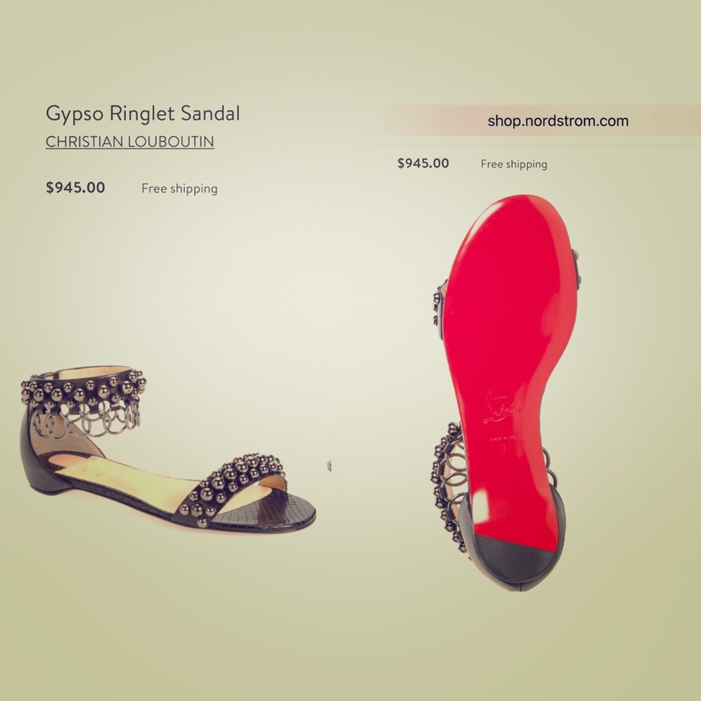 Christian louboutin Gipso ringlet sandal