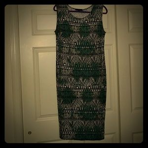 Simply Be Aztec Print BodyCon Dress