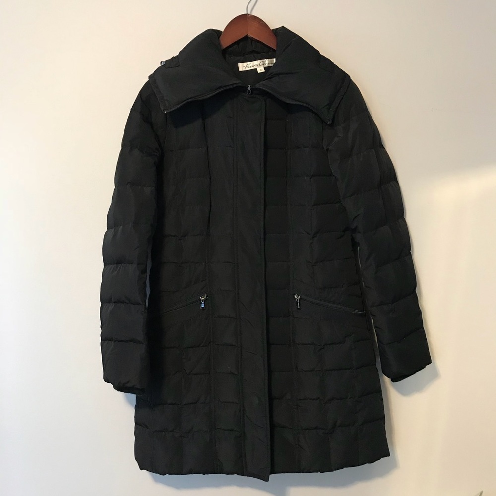 Kenneth Cole Black Down Jacket S