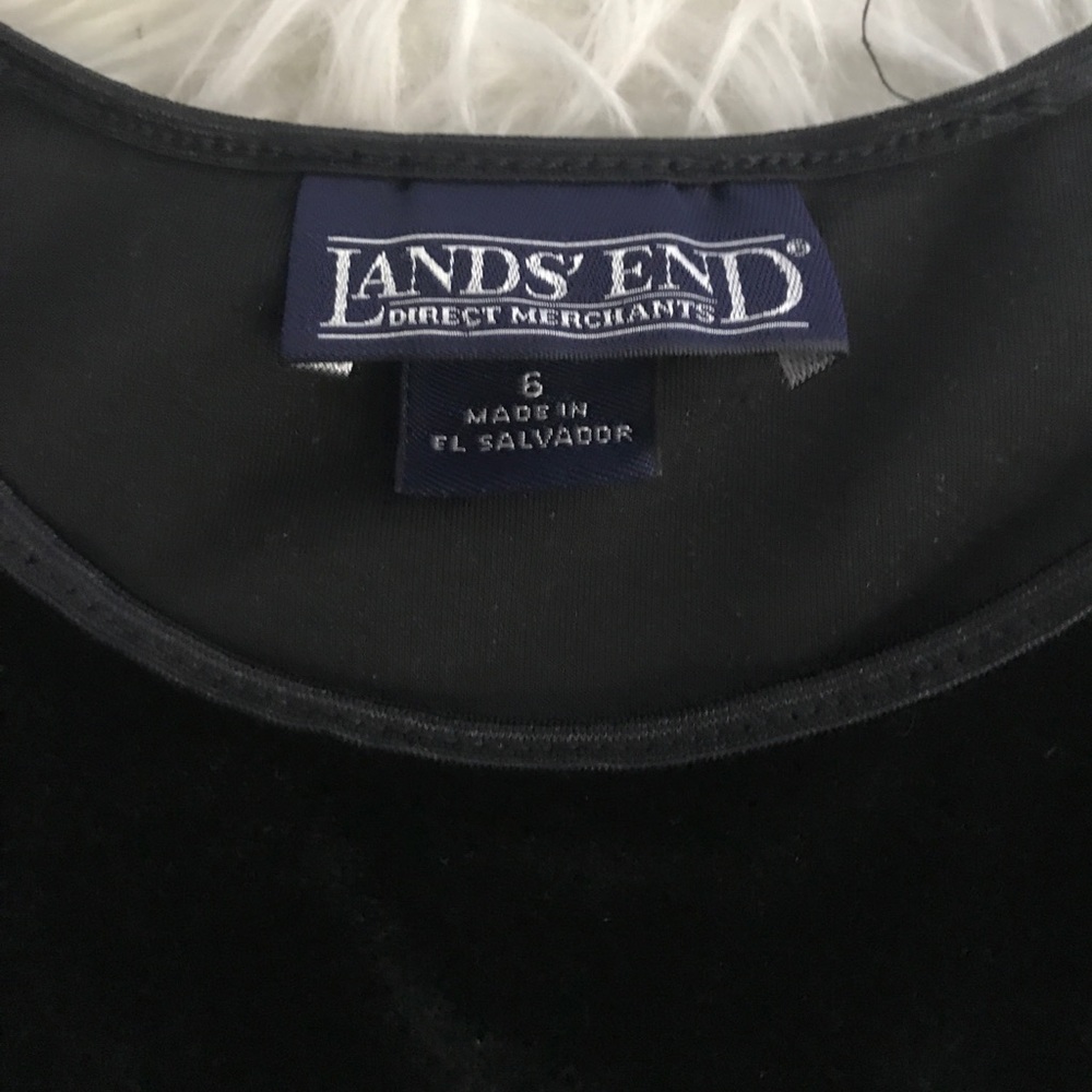 Lands End velvet holiday dress - Picture 2 of 3