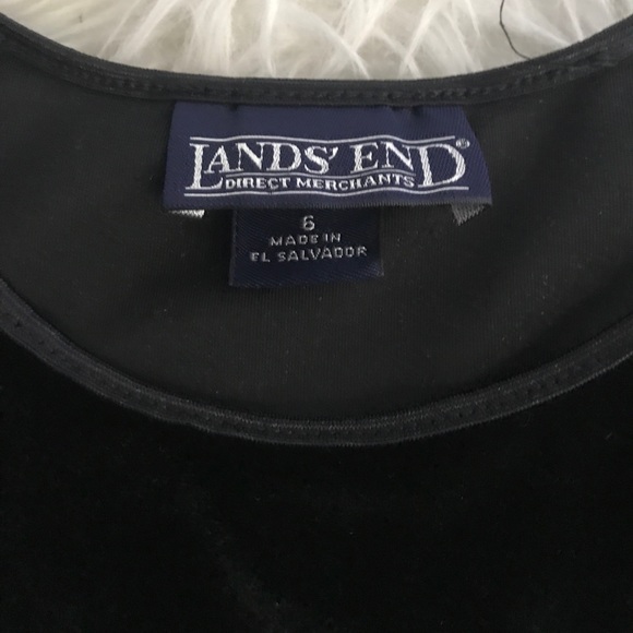 Lands End velvet holiday dress - Picture 2 of 3