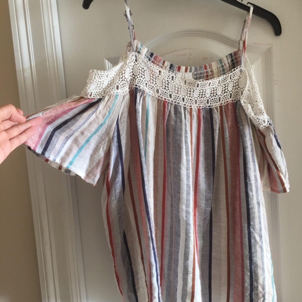 Lauren Conrad cold shoulder blouse